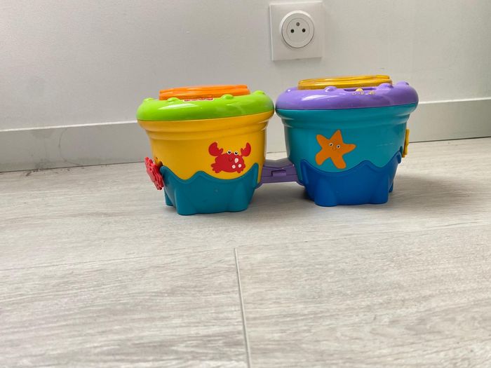 Mon Premier TAM TAM fisher price jouet musical tambour bongo lumière musique