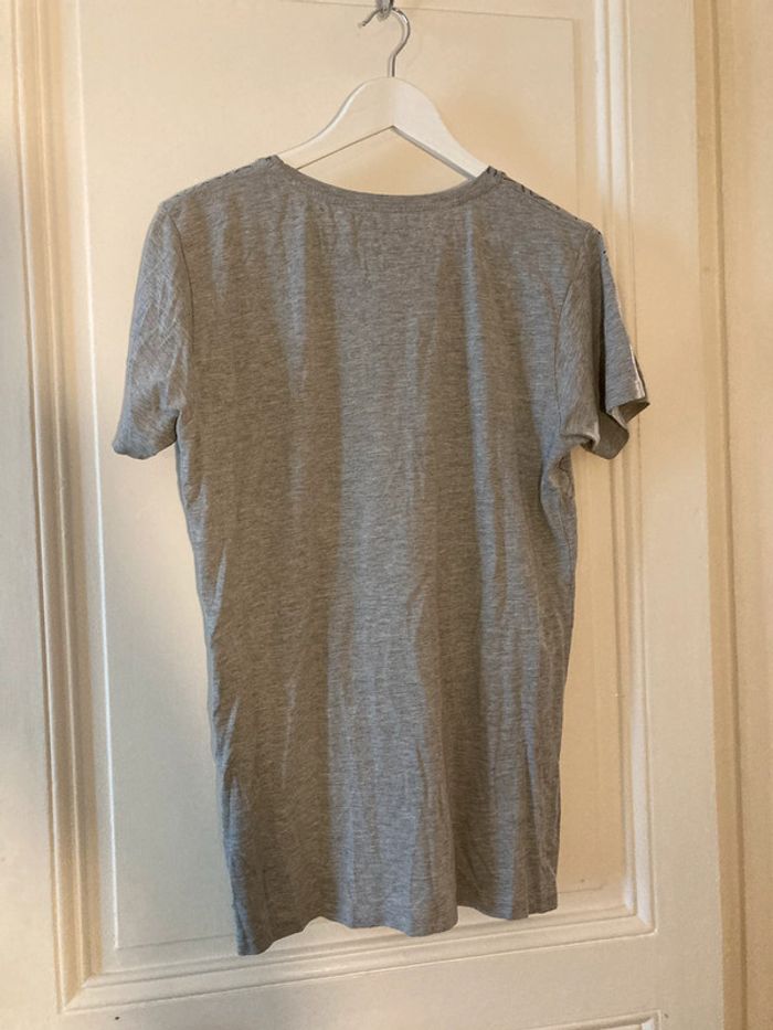 👕 T-shirt homme gris à motif Springfield - photo numéro 2