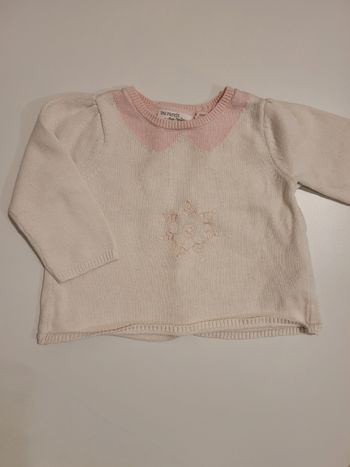 Pull ouverture derrière