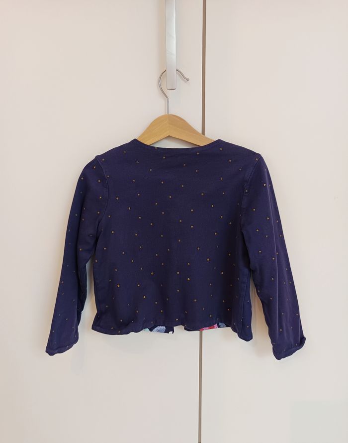 Gilet réversible DPAM / Du Pareil au Même – 6 ans – 2 styles en 1 - photo numéro 2