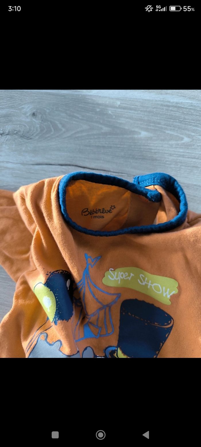 Pyjama taille 1 mois - photo numéro 3