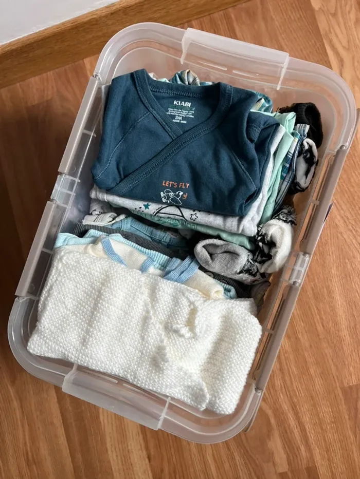 🩵 Gros lot vêtements bébé garçon 1/3 mois 🩵 - photo numéro 2