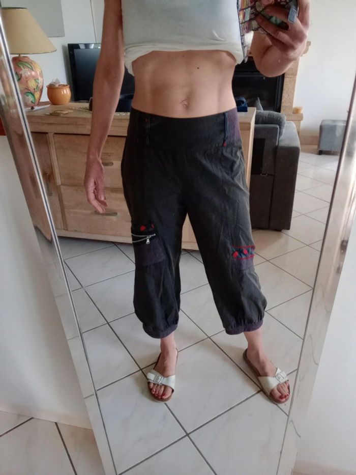 Pantacourt femme 42 fantaisie c54 - photo numéro 2