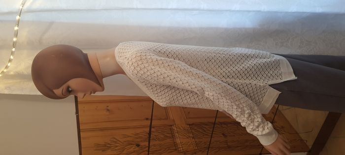 Haut crème "Kiabi" taille L - photo numéro 4