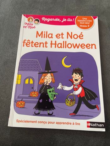 Livre Mila et Noé fêtent Halloween cp