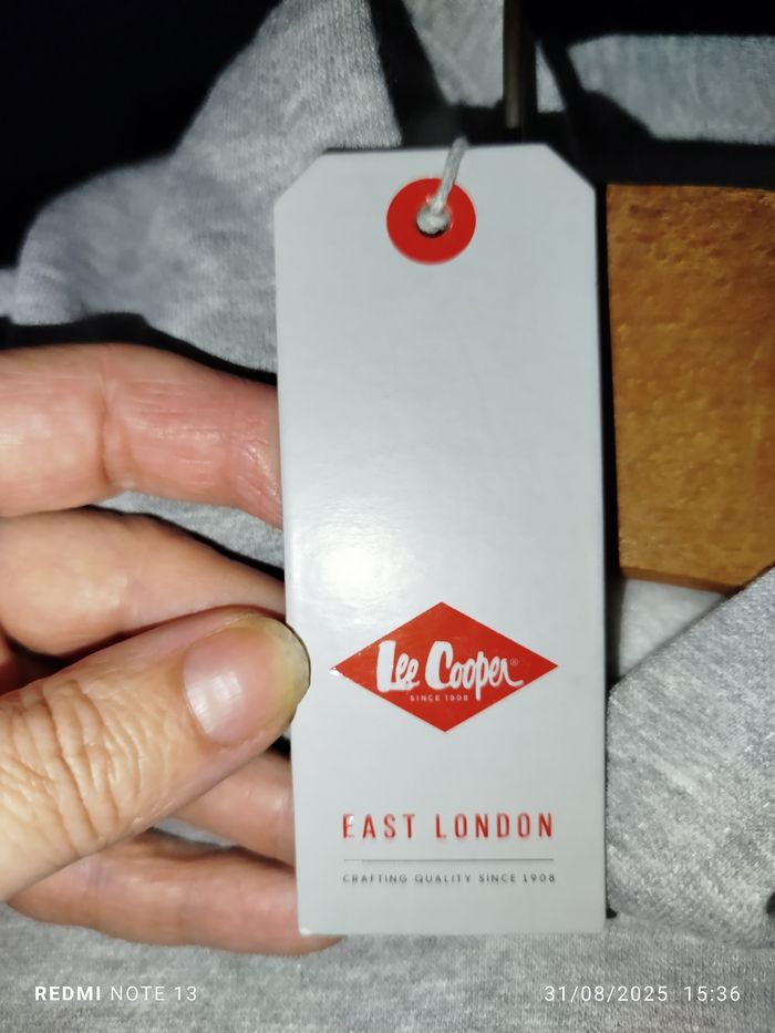 Sweat capuche Lee Cooper 12 ans neuf - photo numéro 5