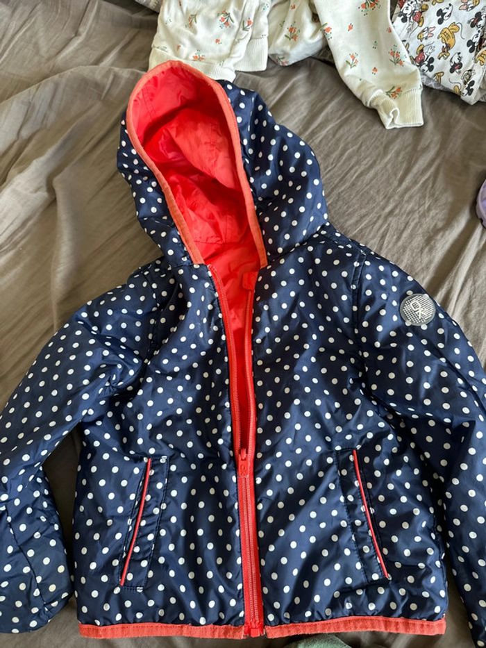 Veste de pluie réversible 4 ans