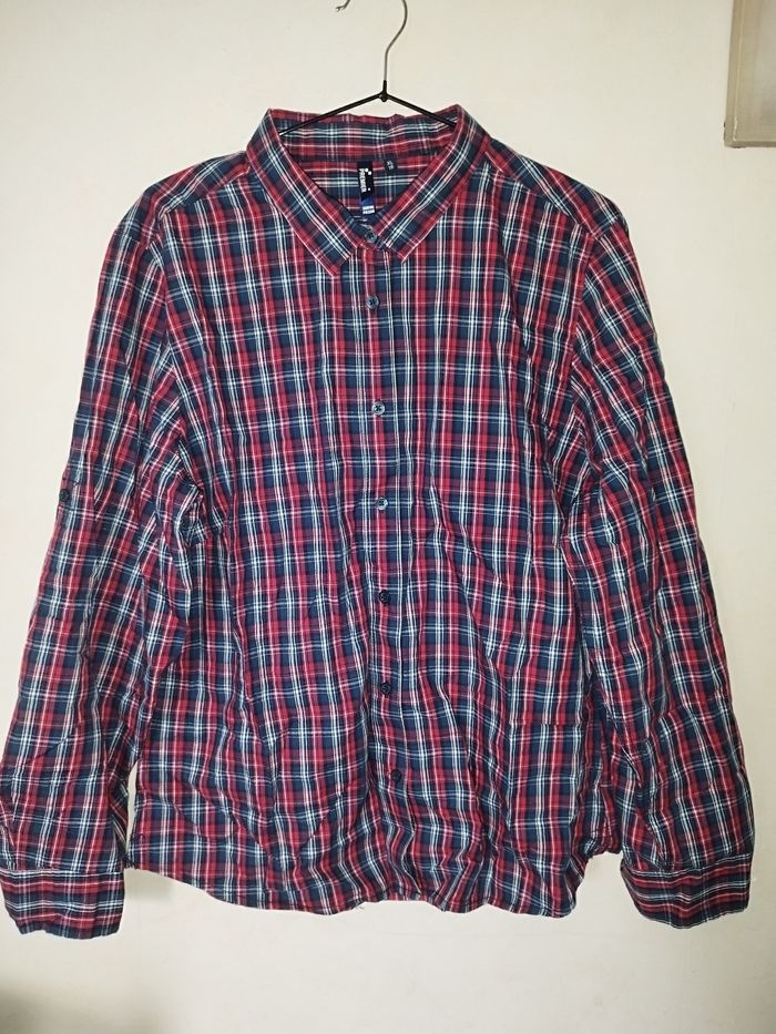 Chemise carrelé femme - photo numéro 2