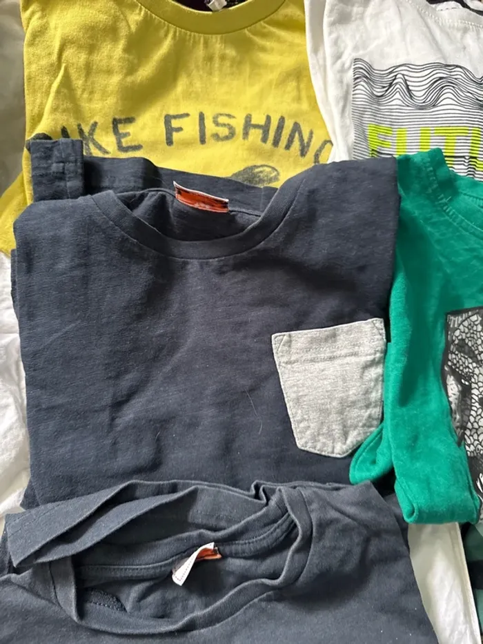 Lot 9 tee shirt manches longues 6 ans - photo numéro 5