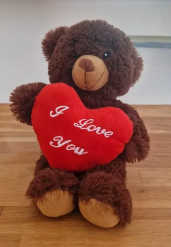 Peluche nounours i love you