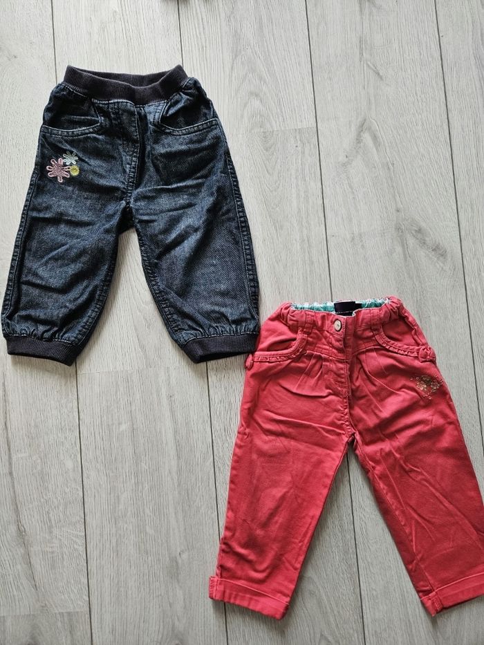 Lot pantalon fille 18 mois - photo numéro 2