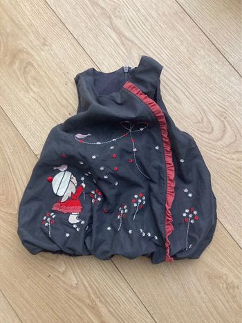 Robe bouffante  6mois  gris