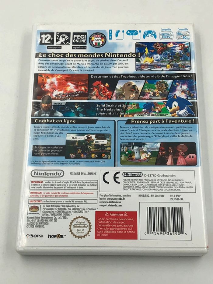 Jeu vidéo Super Smash Bros Brawl sur console Nintendo Wii - photo numéro 2