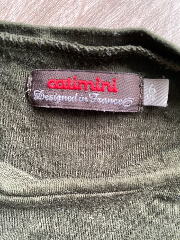 Haut manche longue vert Catimini 6ans - photo numéro 2