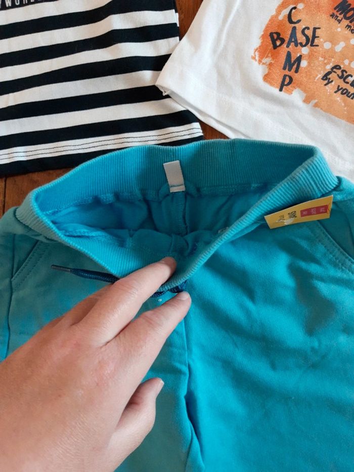 Short et tee-shirts été 3ans garçon - photo numéro 2
