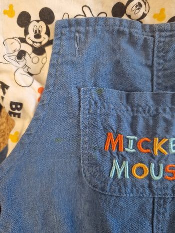 Ensemble salopette mickey