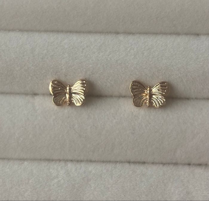 Boucles d’oreilles dorées - photo numéro 4