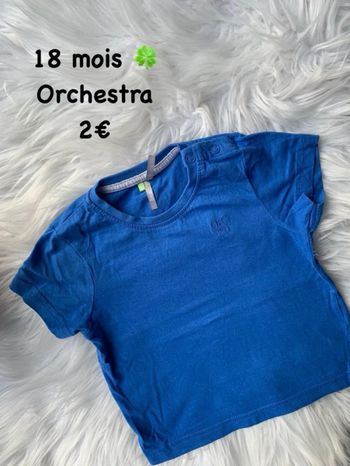 T-shirt 🍀 18 mois 🍀 Orchestra