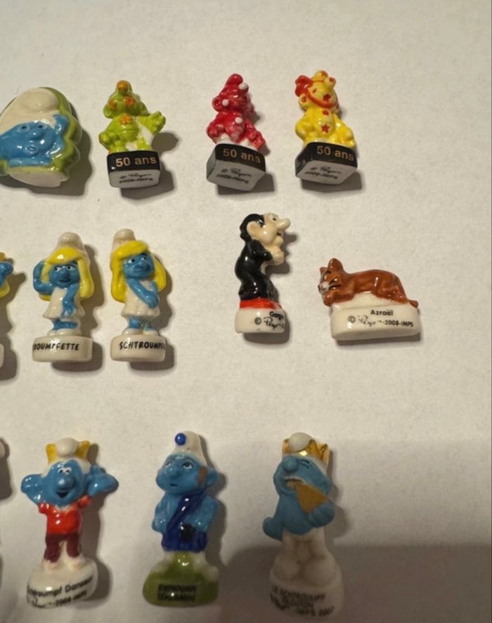 Lot de fèves Schtroumpfs - photo numéro 2