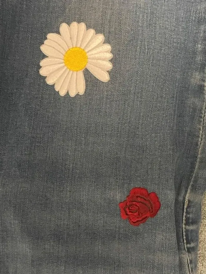 Jean Levi's 711 custom broderie - photo numéro 2