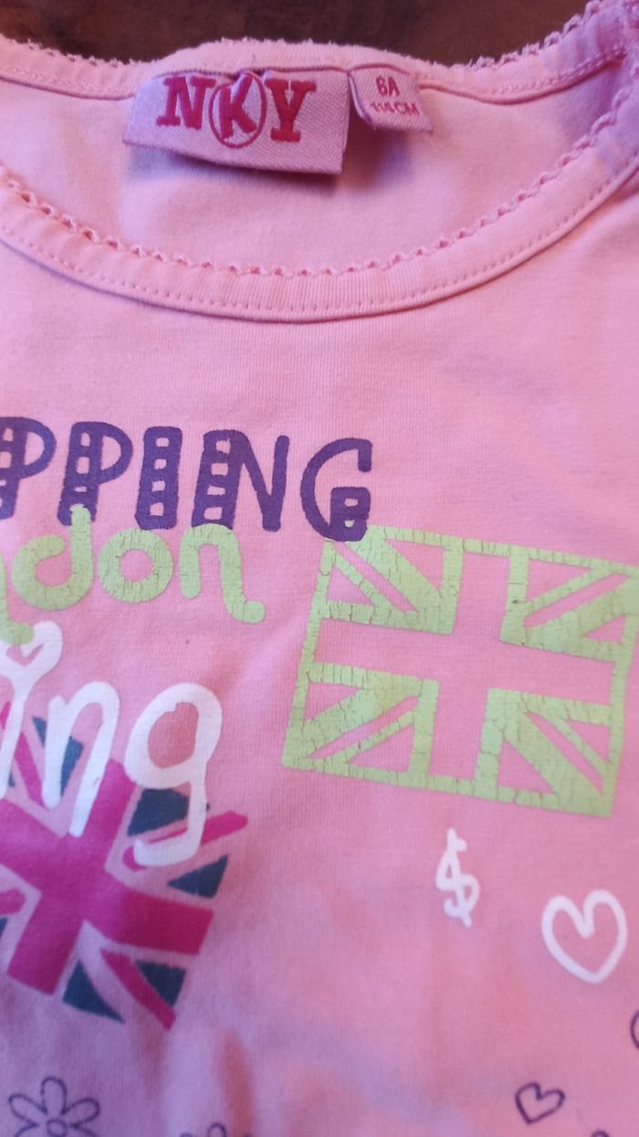 T-shirt fille 6 ans  Nky - photo numéro 3