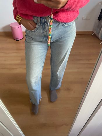 Pantalon jean bleu stradivarius