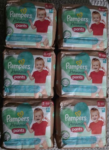 Couches Pampers Harmonie Pants taille 5x6