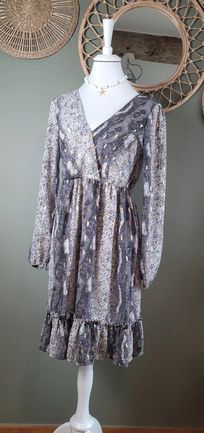 Jolie robe Lilie Rose motif serpent Taille M Parfait état - photo numéro 3