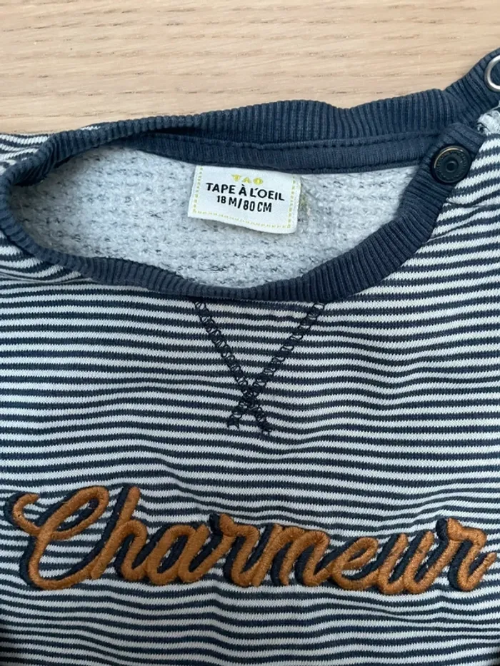 Sweat tape à l’œil 18 mois - photo numéro 2