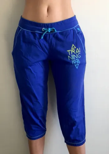 Pantacourt de sport bleu