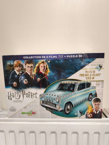Coffret Harry Potter - 8 Films Blu-ray + Puzzle 3D Ford Anglia