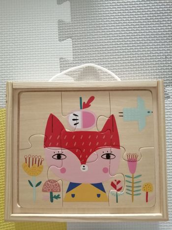 Puzzles évolutif bois Vilac édition Suzy Ultman