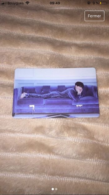 photocard bts suga