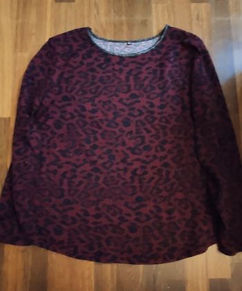 Pull léopard femme