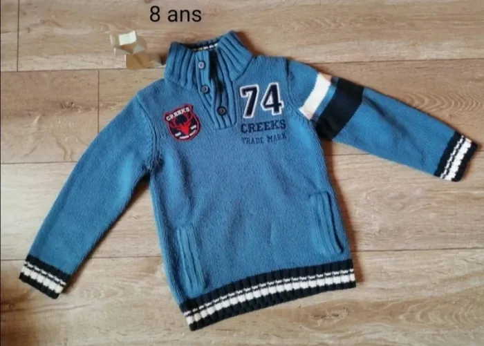 Pull hiver creeks bleu