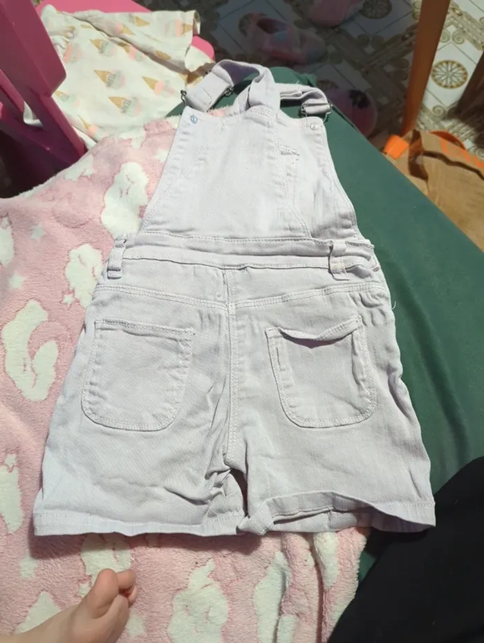 Salopette short lila - photo numéro 6
