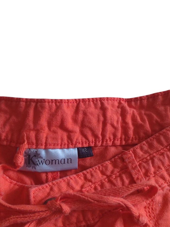 Short femme en lin - photo numéro 4