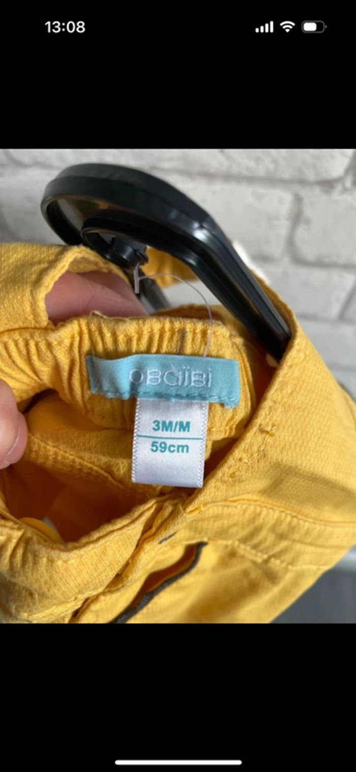 Salopette short  Obaibi taille 3 mois - photo numéro 3