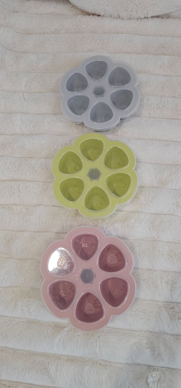 Lot de 3 fleurs 🌸 multiportions BEABA XL 150ML - photo numéro 5