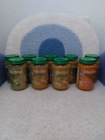 Lot de 9pots, Blédina, 200g