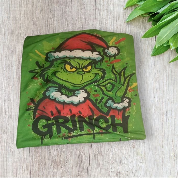 Housse de coussin Grinch Noël - photo numéro 3