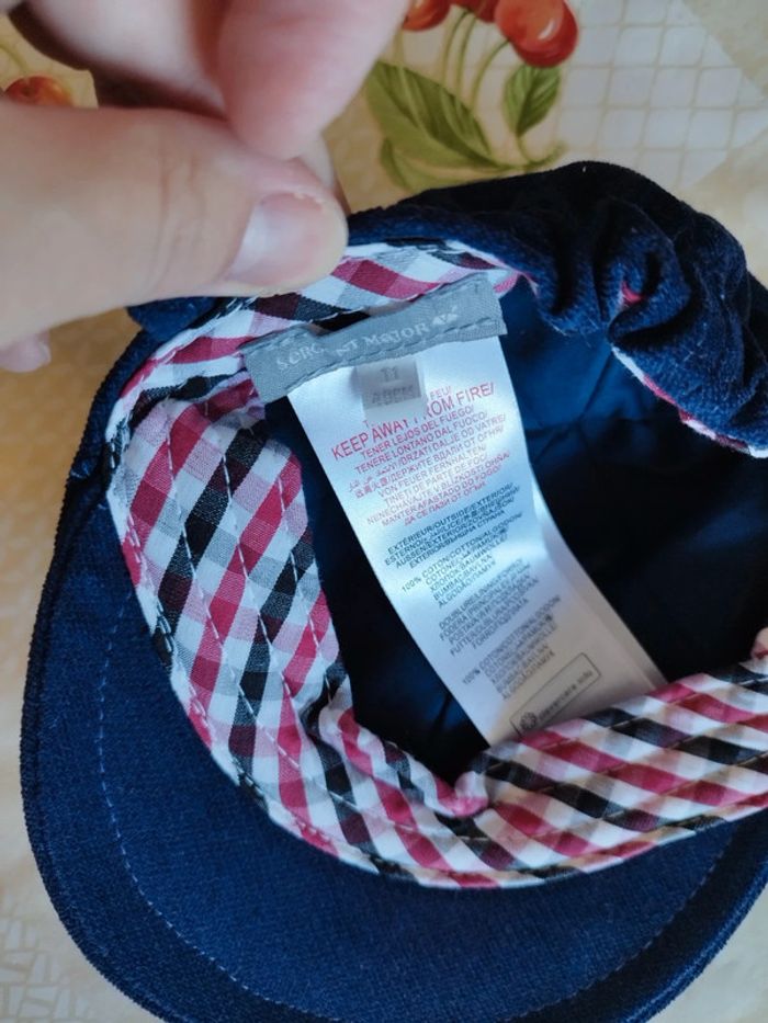 Très jolie casquette chaude thème de Noel en taille 1 (3-6 mois) de chez Sergent Major - photo numéro 3