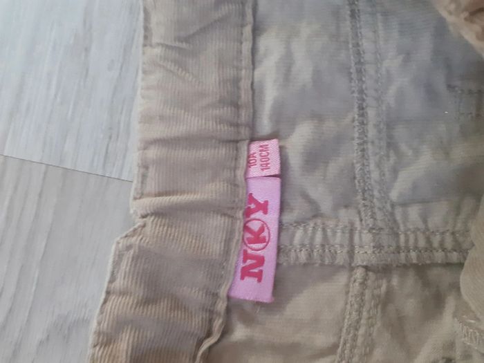 Mini jupe velour beige 10ans - photo numéro 2