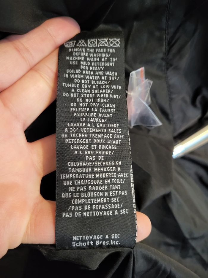 Doudoune mi-longue Schott Down taille que comme neuve - photo numéro 9
