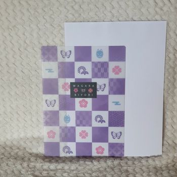 Fourniture scolaire sous main Shitajiki wagara biyori papeterie Japan