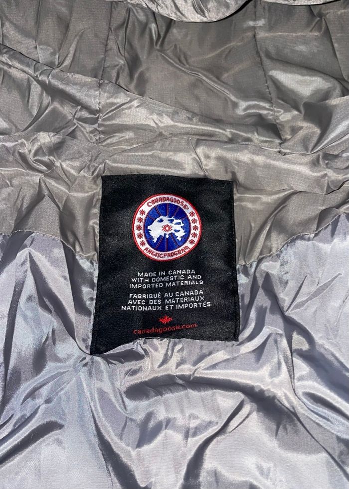 Doudoune Canada goose gris en taille S - photo numéro 4