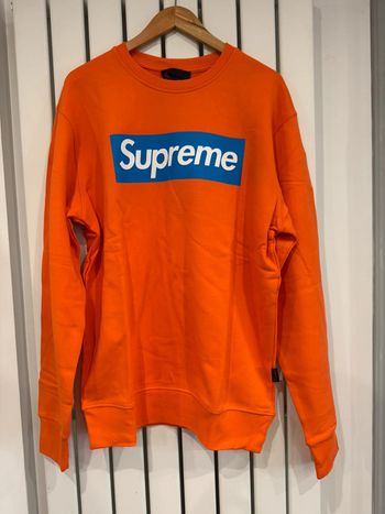Pull / Sweat orange Supreme Taille XL