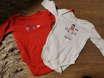 Lot Bodies ML super héro 9 mois