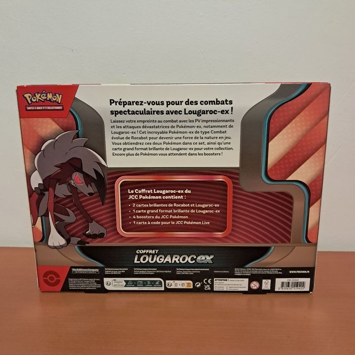 Lot 2 coffrets pokémon :  Lougaroc ex + coffret poster EV8.5 Evolutions prismatiques  scellés - photo numéro 3
