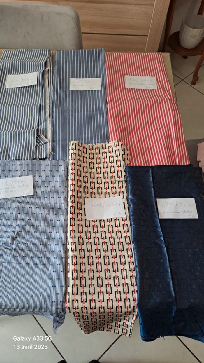 Lot de tissu